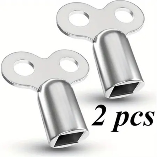 2pcs zinc alloy radiator bleed - zinc,