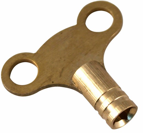 Radiator key winged brass - winged,