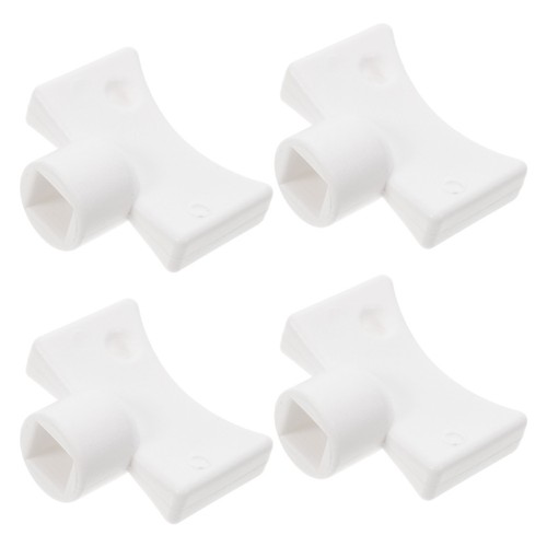4pcs white abs radiator - white,