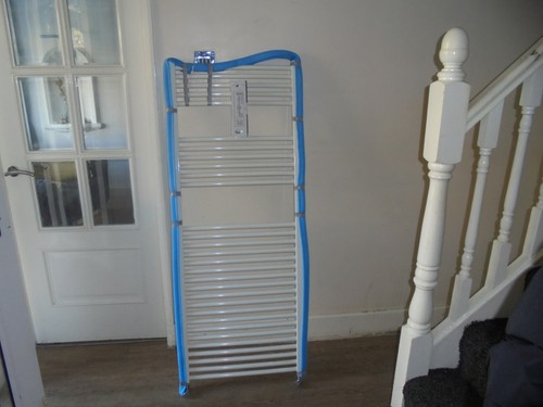Towel radiator white bathroom - white,